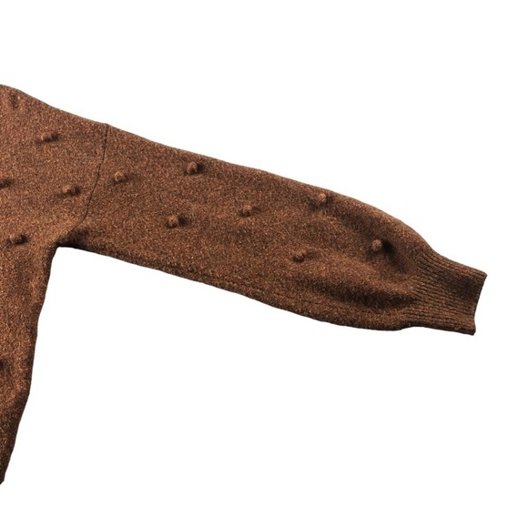 Madewell Brockton Bobble Wool Blend Sweater Cider, AF097 - Picture 4 of 10